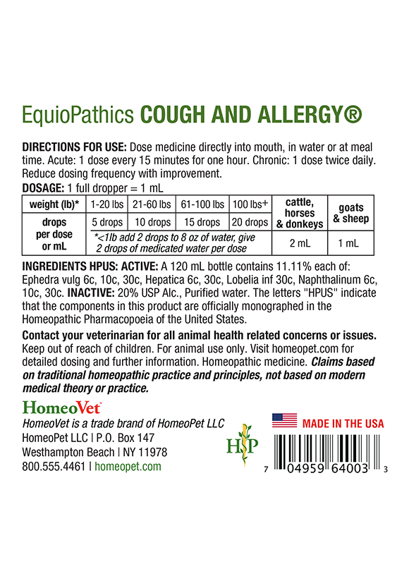 EquioPathics COUGH AND ALLERGY® - Image 2