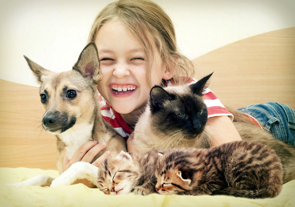 girl-with-pets