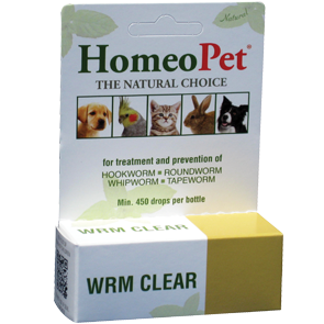 HomeoPet WRM CLEAR