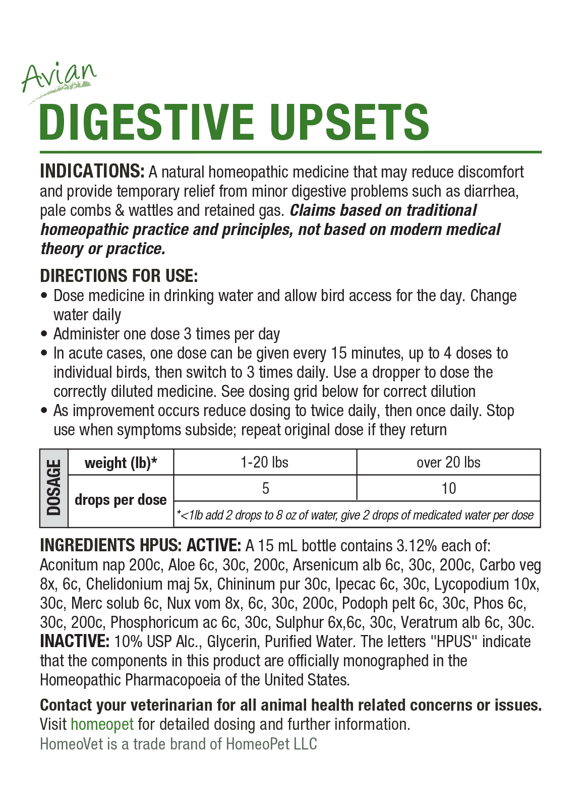 AVIAN DIGESTIVE UPSETS - Image 2