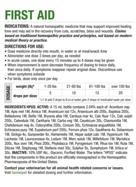 Alternative view of FIRST AID